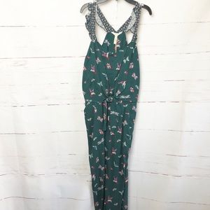 Matilda Jane Evergreen Dream Jumpsuit Dress Size S